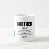 モダンな兄弟の名言フォトコーヒーマグ コーヒーマグカップ (中央)