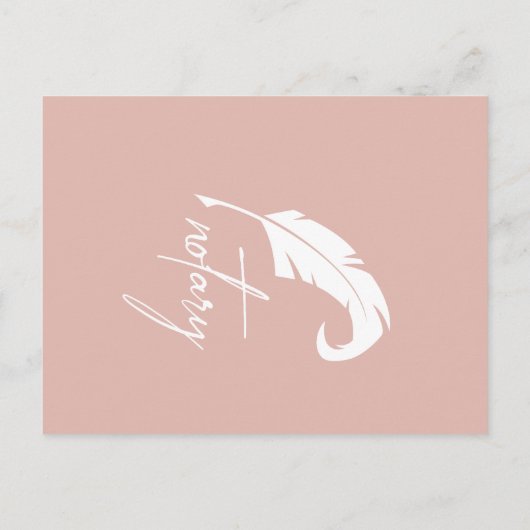 モダンな公証人写真レビュー & 感謝の写真 ポストカード (裏面)