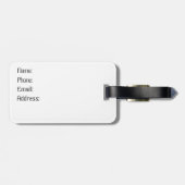 モダンな六十年代のファッションのヴィンテージの60年代の荷物のラベル ラゲッジタグ (裏面横)