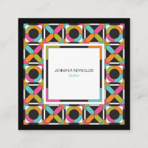 モダンな六角形のキルトパターン