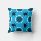 モダンな円パターン クッション (裏面)