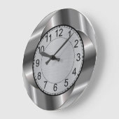 モダンな円形の柱時計 ラージ壁時計 (傾斜)