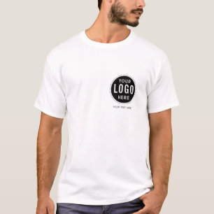モダンな円形ロゴ+テキスト Tシャツ