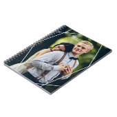 モダンな写真のウェディングプランナー ノートブック (左側)