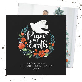 モダンな写真のクリスマス ホリデー カード