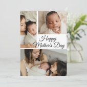 モダンな写真のコラージュ | 母の日 ホリデーカード (スタンド正面)