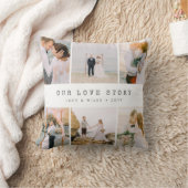 モダンな写真の結婚式 クッション (ブランケット)