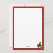 モダンな写真クリスマスカード シーズンカード (裏面)