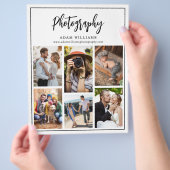 モダンな写真パッケージと価格の写真 チラシ (手)