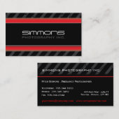 モダンな写真撮影の名刺 名刺 (正面/裏面)