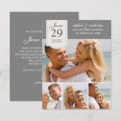 モダンな写真 ウェディング セーブ・ザ・デート (正面/裏面)