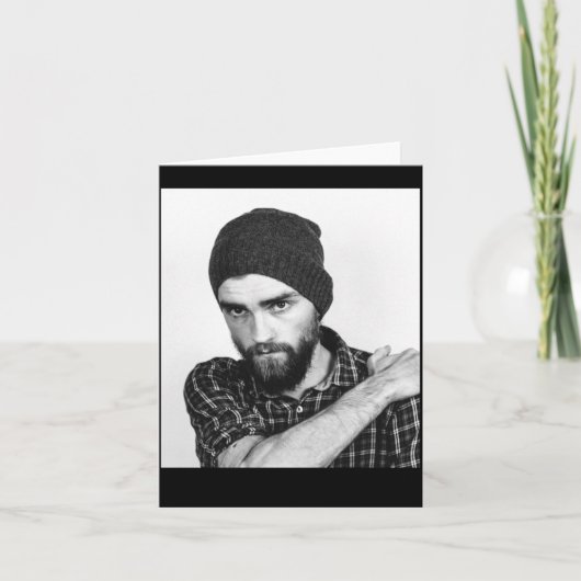 モダンな写真 カード (正面)