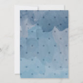 モダンな写真 ダスティーブルー 結婚式のSave the Date セーブザデート (裏面)