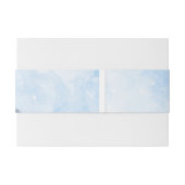 モダンな冬の山柄の結婚式 招待状ベリーバンド (裏面例)