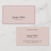 モダンな創造的なシンプルな設計エレガントな色 名刺 (正面/裏面)