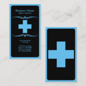 モダンな医学の十字 名刺 (正面/裏面)