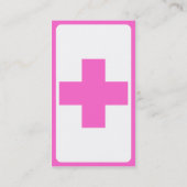 モダンな医学の十字 名刺 (裏面)