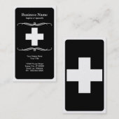 モダンな医学の十字 名刺 (正面/裏面)