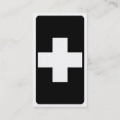 モダンな医学の十字 名刺 (裏面)