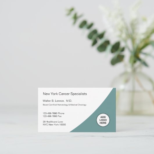 モダンな医学の腫瘍学 名刺 (スタンド正面)