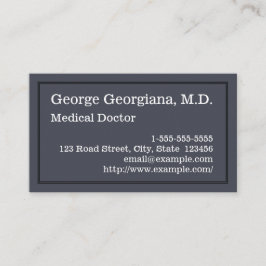 モダンな医者名刺 名刺