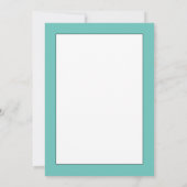 モダンな卒業お知らせ 招待状 (裏面)