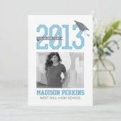 モダンな卒業パーティーの招待状 招待状 (スタンド正面)