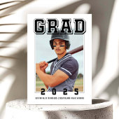 モダンな卒業式の招待状 現代の卒業 招待状