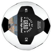 モダンな卒業式クールフォトコラージュチームスポーツ サッカーボール (回転)