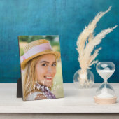 モダンな卒業生のためのシンプルでカスタマイズされた写真付き卒業記念 フォトプラーク (側面)