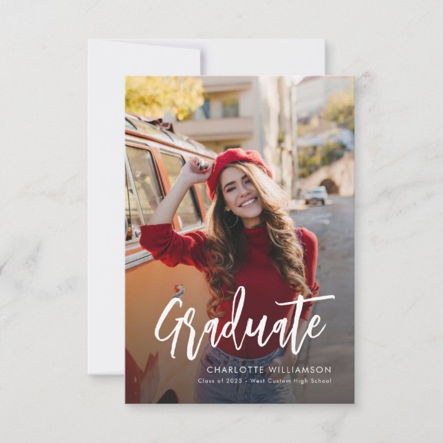 モダンな卒業発表スクリプト2写真 (正面)