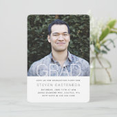 モダンな卒業 招待状 (スタンド正面)