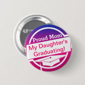 モダンな卒業 缶バッジ (正面&裏面)