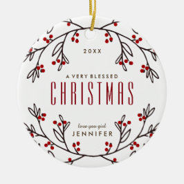 モダンな友情の休日のオーナメント セラミックオーナメント