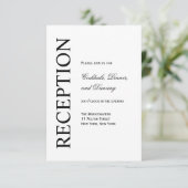 モダンな受付カード エンクロージャーカード (スタンド正面)