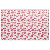 モダンな口紅の化粧パターン ファブリック (ヤード)