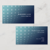 モダンな同世代の人の抽象芸術の点の水の勾配 名刺 (正面/裏面)