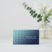 モダンな同世代の人の抽象芸術の点の水の勾配 名刺 (スタンド正面)