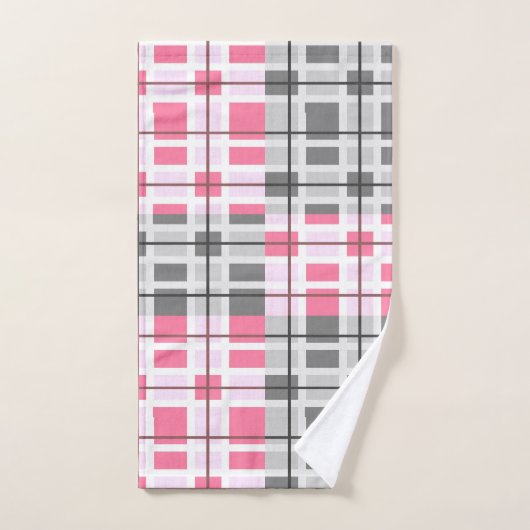 モダンな同世代の人の抽象芸術パターン バスタオルセット (ハンドタオル)