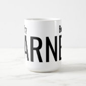 モダンな名入れデザイン コーヒーマグカップ (中央)