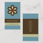 モダンな名刺か会合またはネットワーキングカード 名刺 (正面/裏面)