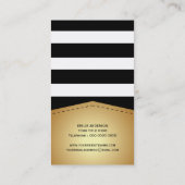 モダンな名刺のテンプレート 名刺 (裏面)