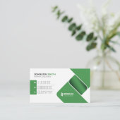 モダンな名刺はテンプレートを設計します 名刺 (スタンド正面)