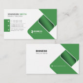 モダンな名刺はテンプレートを設計します 名刺 (正面/裏面)