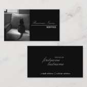 モダンな名刺滑らかにすれば 名刺 (正面/裏面)