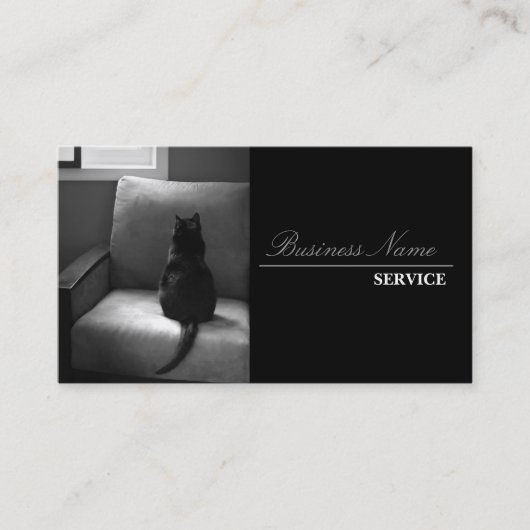 モダンな名刺滑らかにすれば 名刺 (正面)