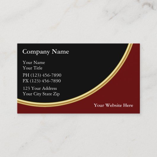 モダンな名刺 名刺 (正面)