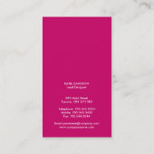 モダンな名刺 名刺 (裏面)