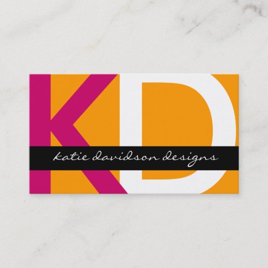 モダンな名刺 名刺 (正面)