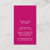 モダンな名刺 名刺 (裏面)